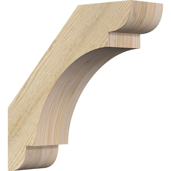 Ekena Millwork 4"W x 14"D x 14"H Olympic Rough Sawn Knee Brace, Douglas Fir BRC04X14X14OLY00RDF - main